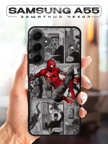 CHEHOO чехол на Samsung A55 с принтом Человек паук