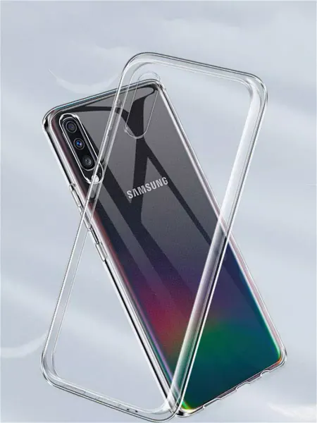 APG-T Чехол на Samsung Galaxy A70 A70S прозрачный cиликоновый