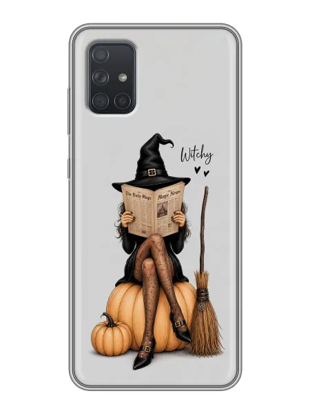 ChesnoCase Чехол на Samsung Galaxy A71 Ведьмочка для девушки