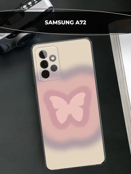 Samsung Чехол на Galaxy A72 с бабочками