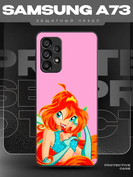 MeowCase Чехол на Samsung A73 с принтом винкс блум