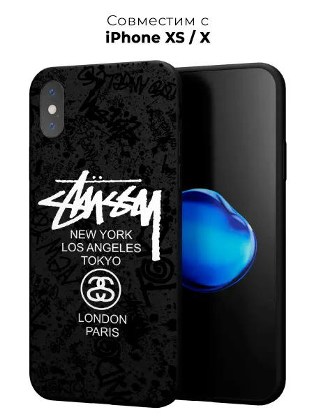 ABX-case Чехол на iPhone X и XS Stussy