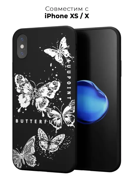 ABX-case Чехол на iPhone X и XS с Бабочками