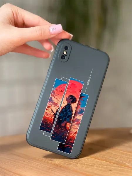 PBl store Чехол на Apple iPhone X и XS с принтом Аниме Клинок