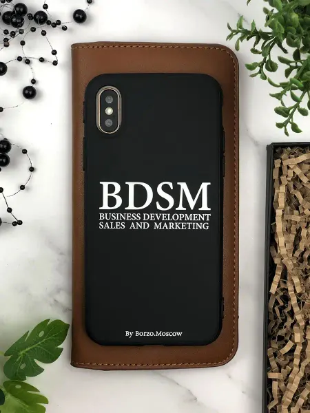 Borzo.Moscow Чехол для iPhone X XS BDSM