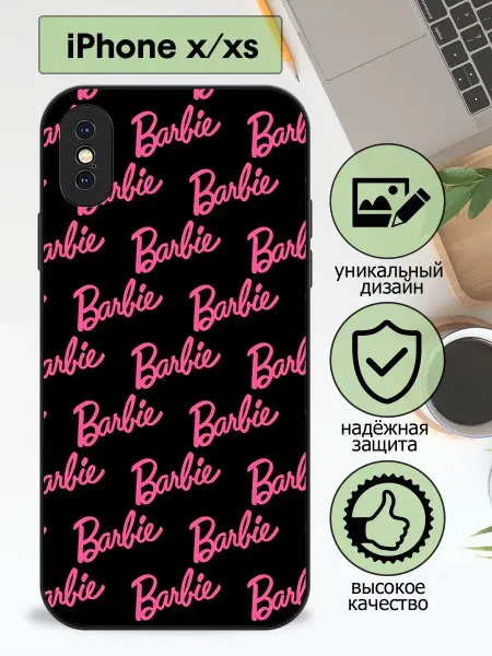 BestSalesMan Защитный чехол на iPhone X Барби