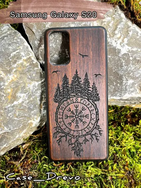 Case_Drevo Деревянный чехол на Samsung Galaxy S20 FE