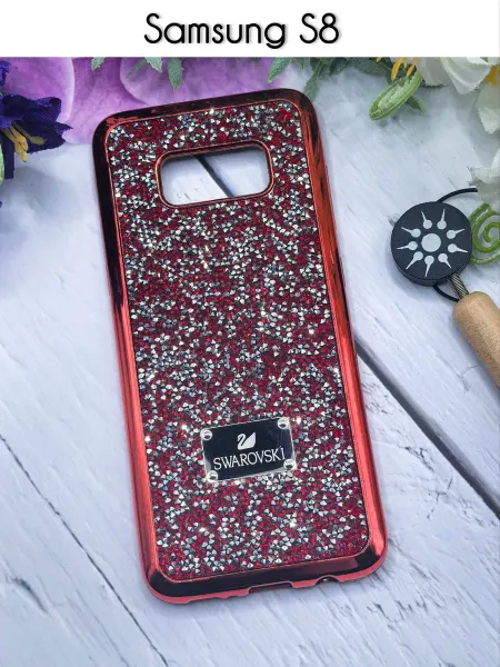 SALMAN COVERS Чехол на Samsung S8 со стразами Swarovski