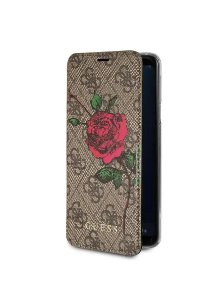 GUESS Чехол-книжка на Galaxy S9 Plus из экокожи PU leather