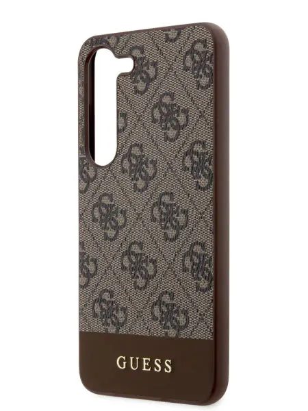 GUESS Чехол на Samsung Galaxy S23+ из экокожи PU leather