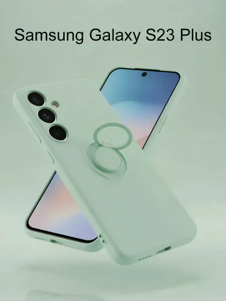 Чехол для Samsung Galaxy S23 Plus, с кольцом, Soft Touch