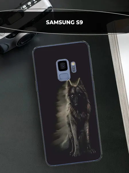 Samsung Чехол на Galaxy S9 волк