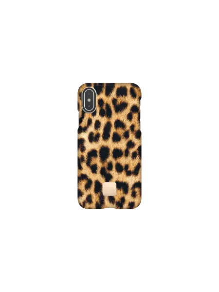 Happy Plugs Чехол на iPhone X Xs, Leopard, леопард