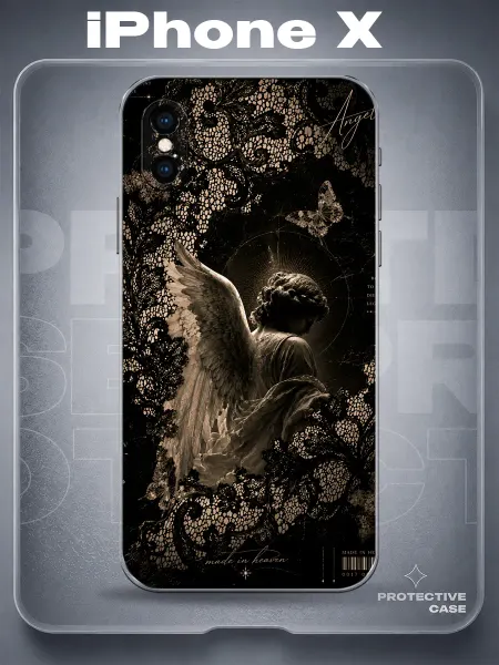 MeowCase Чехол на iPhone X с принтом y2k swag pinterest