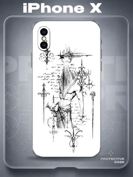 MeowCase Чехол на iPhone X с принтом y2k pinterest цветы