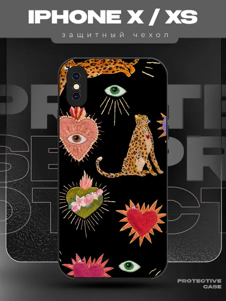 MeowCase Чехол на iPhone X с принтом эстетика