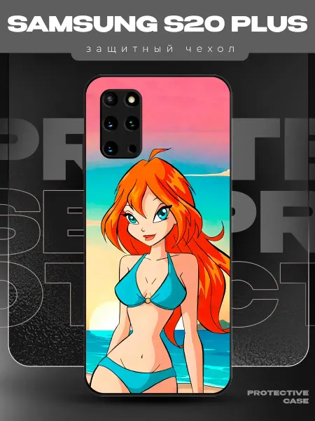 MeowCase Чехол на Samsung S20 Plus с принтом Блум винкс
