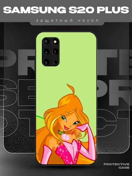 MeowCase Чехол на Samsung S20 Plus с принтом винкс флора