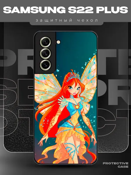 MeowCase Чехол на Samsung S22 Plus с принтом Блум винкс