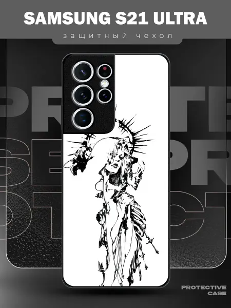 MeowCase Чехол на Samsung S21 Ultra с принтом у2к