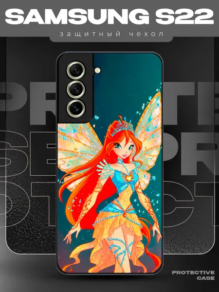 MeowCase Чехол на Samsung S22 с принтом винкс блум