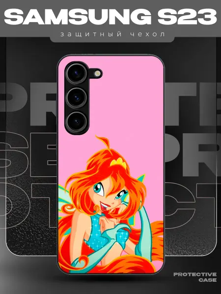 MeowCase Чехол на Samsung S23 с принтом Блум винкс