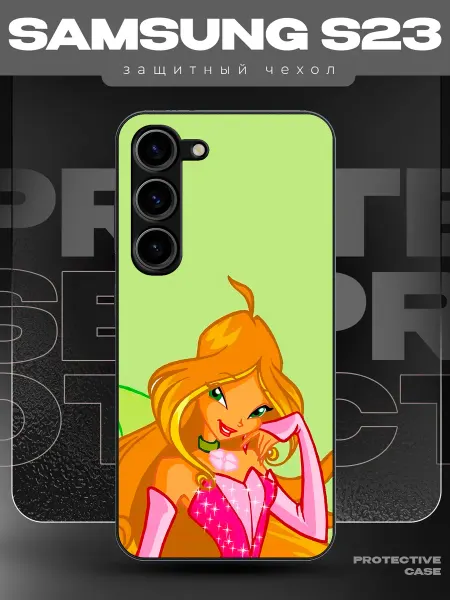 MeowCase Чехол на Samsung S23 с принтом винкс Флора