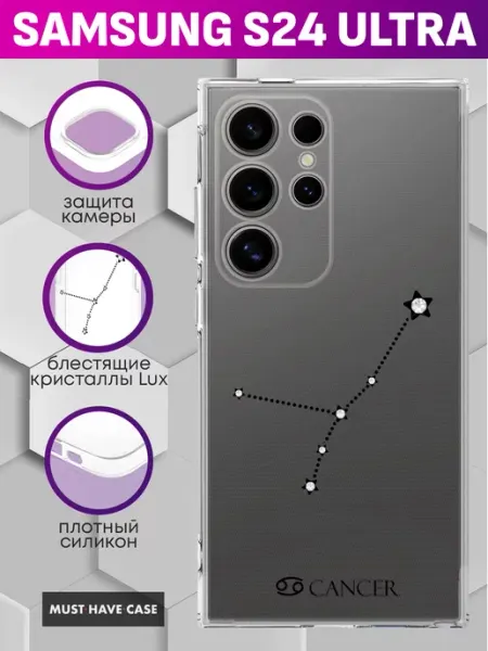 MustHaveCase Чехол на Samsung S24 Ultra с принтом