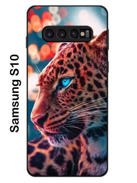 PhoneCover Чехол на Samsung s10 леопард