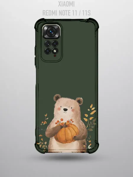 Vivicase Чехол на REDMI NOTE 11 11S с принтом мишка