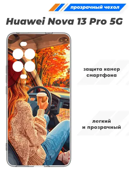 SuperPrint Чехол прозрачный для Huawei Nova 13 Pro 5G