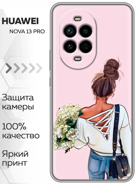 Marketclub Чехол на Huawei Nova 13 Pro девушка (женский принт)