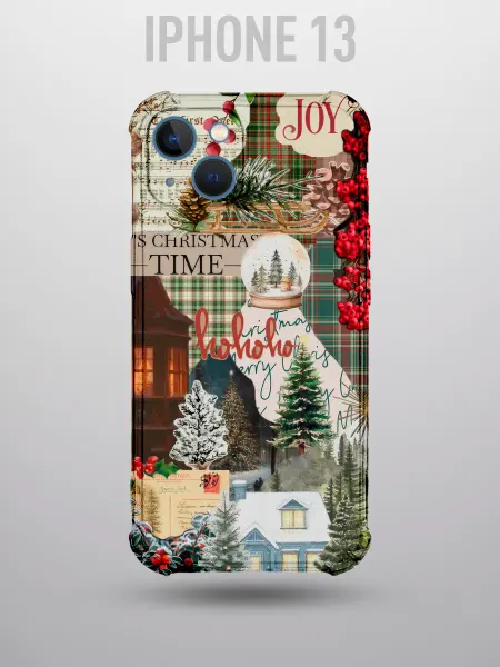 Vivicase Чехол на IPHONE 13 с принтом новогодний