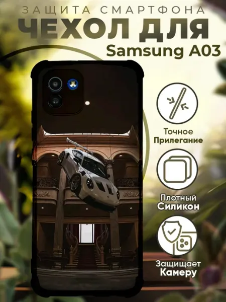 PRINTberries Чехол на SAMSUNG A03 с принтом Порше 911