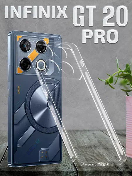 Infinix Чехол на GT 20 Pro прозрачный защитный бампер