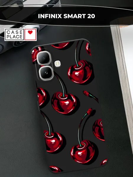 Infinix Чехол на Smart 20 с вишней