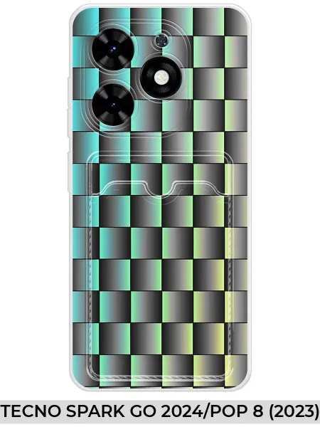 TECNO Чехол с карманом на Spark GO 2024_POP 8 2023