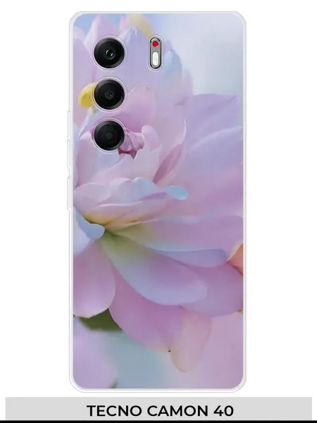 NOOTO Чехол на TECNO Camon 40 (4G) 2025 цветочками