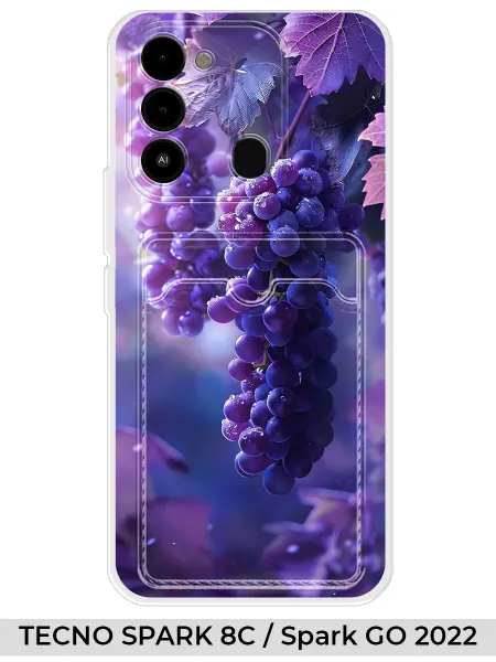 NOOTO Чехол с карманом Tecno Spark 8C Spark Go 22