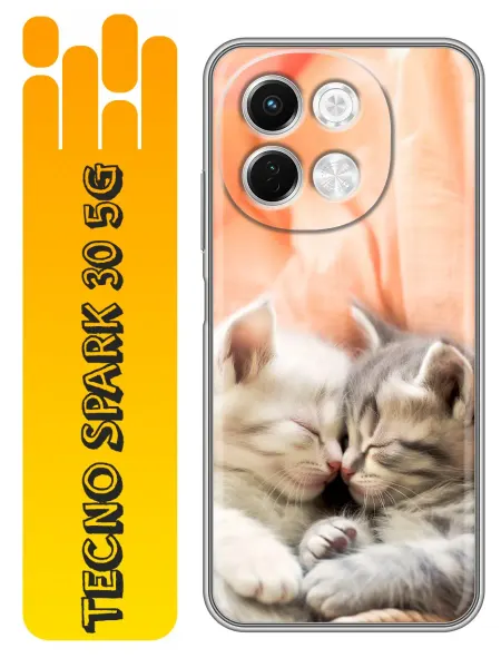 360skin Чехол на Tecno Spark 30 5G котята (женский)
