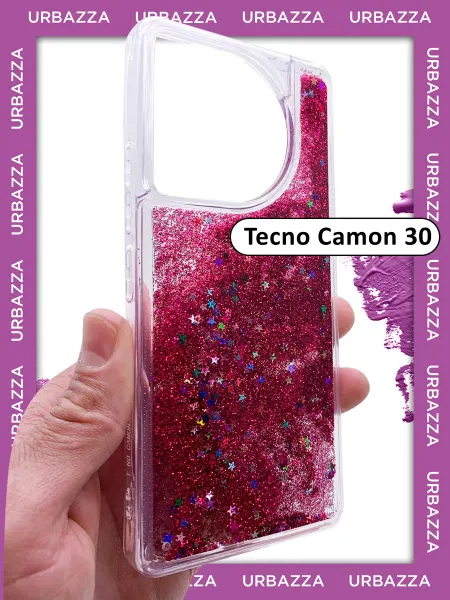 URBAZZA Чехол переливашка на Tecno Camon 30