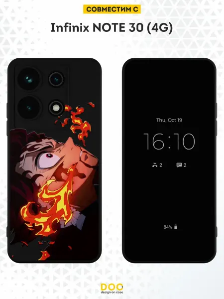 DesignOnCase Чехол на Infinix NOTE 30 принт Аниме
