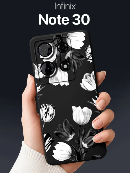 SCDesign Чехол на Infinix Note 30 с тюльпанами