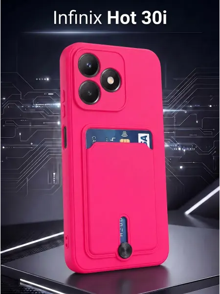ЧЕХОЛБЕРИ Чехол с карманом на Infinix Hot 30i