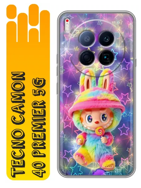360skin Чехол на Tecno Camon 40 Premier 5G Labubu Лабубу (женский)