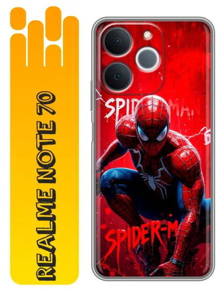 360skin Чехол на Realme P4 Lite Spiderman Человек паук