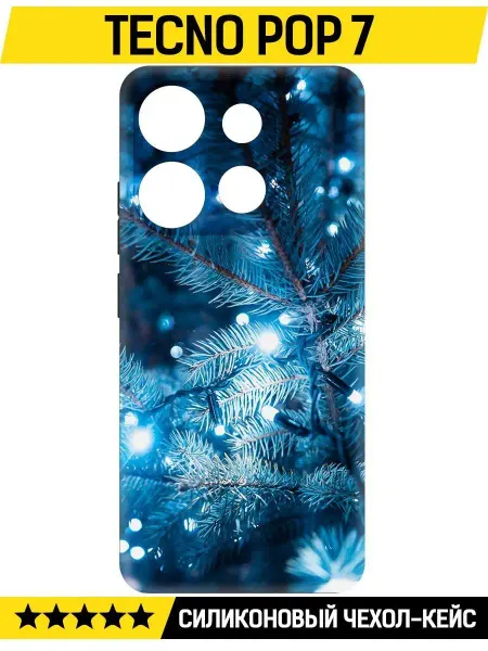 Krutoff Чехол-накладка Soft Case для TECNO POP 7 черный