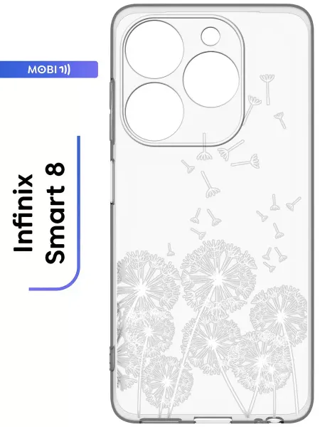 Mobi711 Силиконовый чехол для Infinix Smart 8