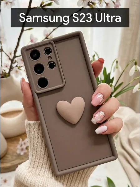 Orangeman Чехол на Samsung Galaxy S23 Ultra с принтом Сердечко
