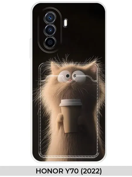Huawei Чехол с карманом на Honor Y70 (для Хонор У70)